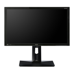 Acer CB241HY Monitor Manuel utilisateur | Fixfr