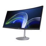 Acer CB382CUR Monitor Guide de d&eacute;marrage rapide