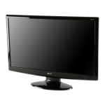 Acer D240H Monitor Manuel utilisateur