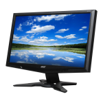 Acer G205HV Monitor Guide de d&eacute;marrage rapide