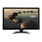 Acer G196WL Monitor Manuel utilisateur