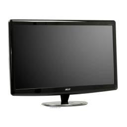 Acer H274HL Monitor Guide de démarrage rapide | Fixfr