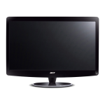 Acer HR274H Monitor Manuel utilisateur