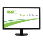 Acer K212HQL Monitor Manuel utilisateur