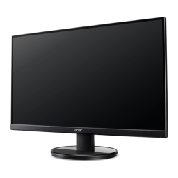 Acer K272HL: Manuel utilisateur, IA Chat & PDF | Fixfr