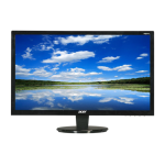 Acer P237HL Monitor Manuel utilisateur