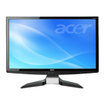 Acer P244W Monitor Guide de d&eacute;marrage rapide