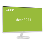 Acer R271 Monitor Manuel utilisateur