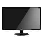 Acer S202HL Monitor Guide de d&eacute;marrage rapide