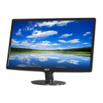 Acer S221HQL Monitor Guide de d&eacute;marrage rapide