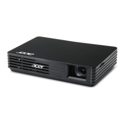 Acer C120 Projector Manuel utilisateur | Fixfr