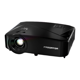 Acer GD711 Projector Manuel utilisateur | Fixfr