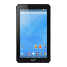 Acer B1-770 Tablet Manuel utilisateur | Fixfr