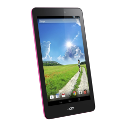 Acer Iconia One 8 Manuel du propriétaire | Fixfr