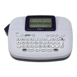 Brother P-Touch M95 Manuel utilisateur | Fixfr