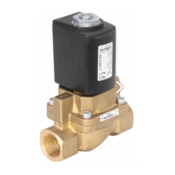 Burkert 5406 Piston valve 2/2 way servo-assisted Manuel utilisateur | Fixfr