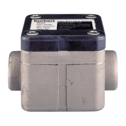 Burkert 8071 Oval rotor low flow sensor Fiche technique | Fixfr