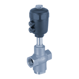 Burkert 2006 Pneumatically operated 3/2-way seat valve CLASSIC Manuel utilisateur | Fixfr