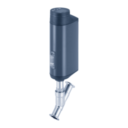 Burkert 3360 Electromotive 2 way angle seat control valve Manuel utilisateur | Fixfr