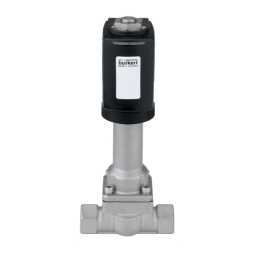 Burkert 6026 Plunger valve Manuel utilisateur | Fixfr