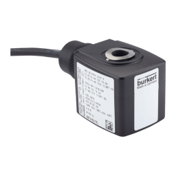 Burkert AC10 Solenoid coil Manuel utilisateur | Fixfr
