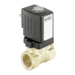 Burkert 6213 Servo-assisted 2/2 way diaphragm valve Fiche technique