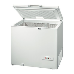 Bosch GCM34AW20 Freezer Manuel utilisateur | Fixfr