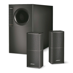 Bose Acoustimass 20 Manuel utilisateur | Fixfr