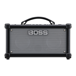 Boss DUAL CUBE LX Guitar Amplifier Manuel du propriétaire | Fixfr