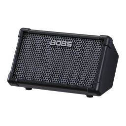 Boss CUBE Street II Battery-Powered Stereo Amplifier Manuel du propriétaire | Fixfr