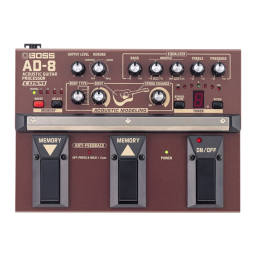 Boss AD-8 Manuel utilisateur | Fixfr