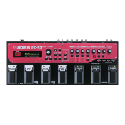 BOSS RC-50 Mode d'emploi | AI Chat & PDF Access | Fixfr