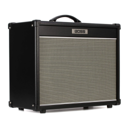 Boss Nextone Artist Guitar Amplifier Manuel utilisateur | Fixfr