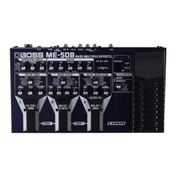 Boss ME-50B Manuel utilisateur | Fixfr