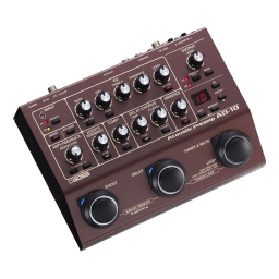 Boss AD-10 Acoustic Preamp Manuel utilisateur | Fixfr