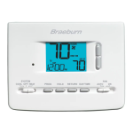 Braeburn 2020NC Builder Programmable Thermostat Mode d'emploi