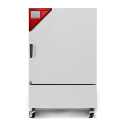 Binder KBF-S 240 Chambres climatiques à conditions constante Manuel utilisateur | Fixfr