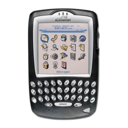 Blackberry 7750 Manuel utilisateur | Fixfr