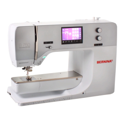 Bernina 750 QE Manuel utilisateur | Fixfr