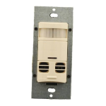 Leviton OSSMT-GDG Occupancy Sensor, Multi-Technology (PIR Sensor / Ultrasonic Sensor), Wall Switch, 2400SF, 120-277V, No Neutral, Grey, Self-Adaptive, Decora&reg; Manuel utilisateur