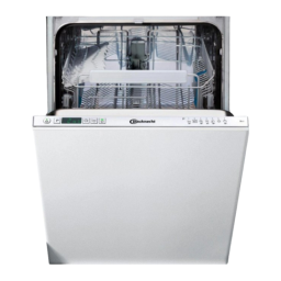 Bauknecht GCX 723 Dishwasher Manuel utilisateur | Fixfr
