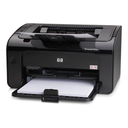 HP LaserJet Pro P1102 Printer series Manuel utilisateur | Fixfr