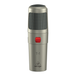 Behringer T-1 Microphone Manuel du propri&eacute;taire