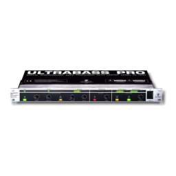 Behringer ULTRABASS PRO EX1200 : Manuel d'utilisation + Chat IA | Fixfr