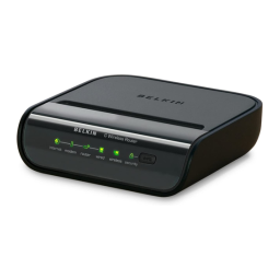 Belkin F5D7234-4 Manuel utilisateur | Fixfr