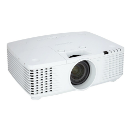 ViewSonic Pro9510L PROJECTOR Mode d'emploi | Fixfr