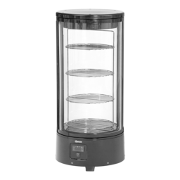 Bartscher 700207G Cake display show-case 72L Mode d'emploi | Fixfr