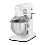 Bartscher 101923 Food processor 1.2kg/7L AS Mode d'emploi