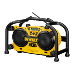 DeWalt DC011 SITE RADIO Manuel utilisateur