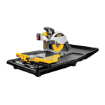 DeWalt D24000 Tile cutter Manuel utilisateur